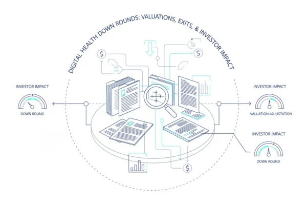 Digital Health Down Rounds: Valuations, Exits, and Investor Impact